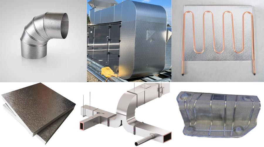 Stucco Embossed Aluminum Coil Application Stucco Embossed Aluminum Coil Application